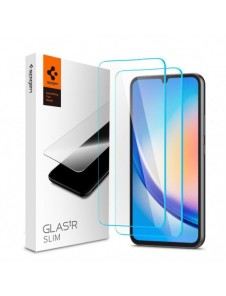 HÄRDAT GLAS Spigen GLAS.TR SLIM 2-PACK GALAXY A34 5G CLEAR