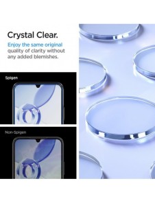 HÄRDAT GLAS Spigen GLAS.TR SLIM 2-PACK GALAXY A34 5G CLEAR