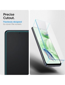 HÄRDAT GLAS Spigen GLAS.TR SLIM 2-PACK XIAOMI REDMI NOTE 12 4G / 5G / POCO X5 5G CLEAR