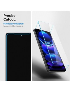 HÄRDAT GLAS Spigen GLAS.TR SLIM 2-PACK XIAOMI REDMI NOTE 12 PRO 5G / 12 PRO+ PLUS 5G / POCO X5 PRO 5G CLEAR