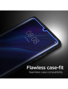 HÄRDAT GLAS Spigen GLAS.TR SLIM Huawei P30 PRO SVART