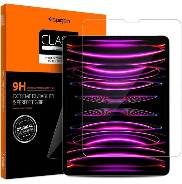 HÄRDAT GLAS Spigen GLAS.TR SLIM IPAD PRO 12.9 2020 / 2021 / 2022 CLEAR