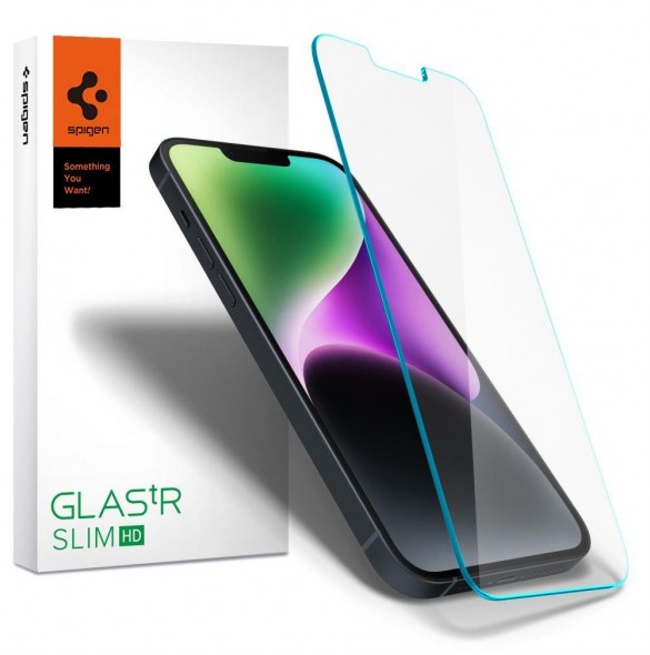 HÄRDAT GLAS Spigen GLAS.TR SLIM IPHONE 13 PRO MAX / 14 PLUS