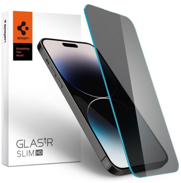 HÄRDAT GLAS Spigen GLAS.TR SLIM IPHONE 14 PRO MAX SEKRETESS
