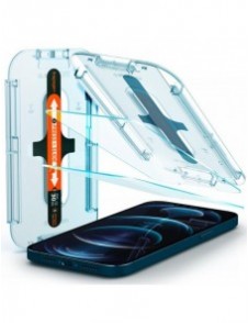 HÄRDAT GLAS Spigen GLAS.TR" EZ FIT" 2-PACK IPHONE 12 PRO MAX