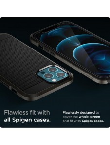HÄRDAT GLAS Spigen GLAS.TR" EZ FIT" 2-PACK IPHONE 12 PRO MAX