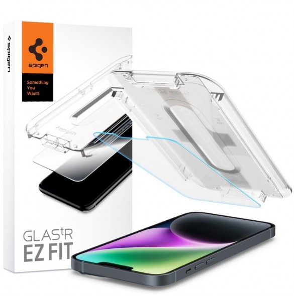 HÄRDAT GLAS Spigen GLAS.TR" EZ FIT" IPHONE 13 PRO MAX / 14 PLUS