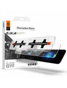 HÄRDAT GLAS Spigen GLAS.TR" EZ FIT" SET Mercedes A-KLASS 2020 / 2021