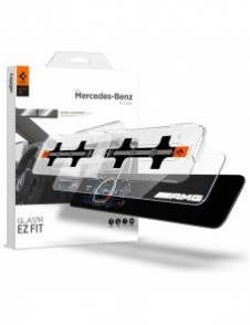 HÄRDAT GLAS Spigen GLAS.TR" EZ FIT" SET Mercedes E-KLASS 2020 / 2021