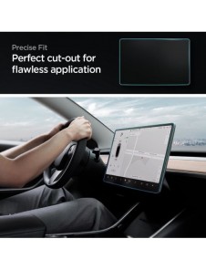 HÄRDAT GLAS Spigen GLAS.TR" EZ FIT" TESLA MODELL Y / 3