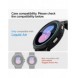 HÄRDAT GLAS Spigen GLAS.TR" EZ-FIT" 2-PACK GALAXY Watch 4/5 (40 MM)