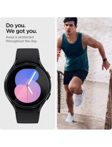HÄRDAT GLAS Spigen GLAS.TR" EZ-FIT" 2-PACK GALAXY Watch 4/5 (40 MM)