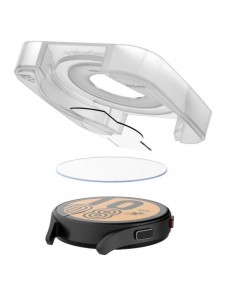 HÄRDAT GLAS Spigen GLAS.TR" EZ-FIT" 2-PACK GALAXY Watch 4/5 (44 MM)