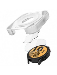 HÄRDAT GLAS Spigen GLAS.TR" EZ-FIT" 2-PACK GALAXY Watch 4/5 (44 MM)