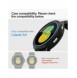 HÄRDAT GLAS Spigen GLAS.TR" EZ-FIT" 2-PACK GALAXY Watch 4/5 (44 MM)