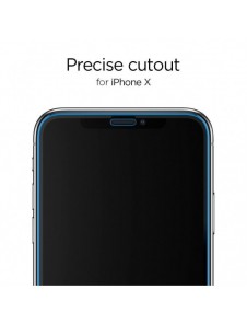 HÄRDAT GLAS Spigen GLASS FC 2-PACK IPHONE 11 PRO SVART
