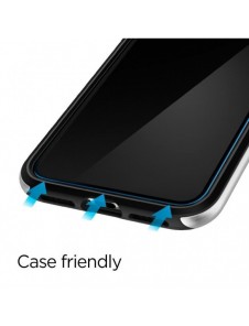 HÄRDAT GLAS Spigen GLASS FC 2-PACK IPHONE 11 PRO SVART