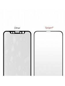 HÄRDAT GLAS Spigen GLASS FC IPHONE 11 SVART