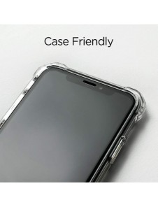 HÄRDAT GLAS Spigen GLASS FC IPHONE 11 PRO MAX SVART