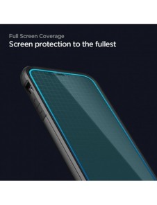 HÄRDAT GLAS Spigen GLASS FC IPHONE 12 MINI SVART