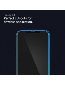 HÄRDAT GLAS Spigen GLASS FC IPHONE 12/12 PRO SVART