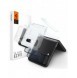 HÄRDAT GLAS Spigen GLASS FC" EZ FIT" + GJÄRNFILM 2-PACK GALAXY MED FLIP 4 SVART