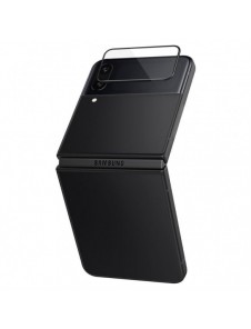 HÄRDAT GLAS Spigen GLASS FC" EZ FIT" + GJÄRNFILM 2-PACK GALAXY MED FLIP 4 SVART