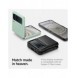 HÄRDAT GLAS Spigen GLASS FC" EZ FIT" + GJÄRNFILM 2-PACK GALAXY MED FLIP 4 SVART