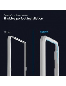 TEMPERAD Spigen ALM GLASS FC 2-PACK IPHONE 12/12 PRO SVART