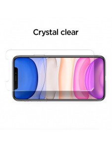 TEMPERAD Spigen ALM GLASS FC IPHONE 11 SVART