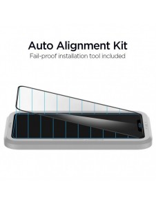 TEMPERAD Spigen ALM GLASS FC IPHONE 11 SVART
