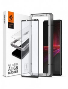 TEMPERAD Spigen ALM GLASS FC SONY XPERIA 1 III SVART
