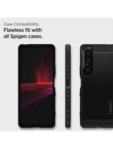TEMPERAD Spigen ALM GLASS FC SONY XPERIA 1 III SVART