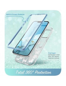 SUPCASE COSMO IPHONE 14 PLUS BLÅ FLYG