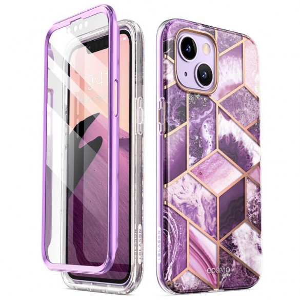 Supcase COSMO IPHONE 14 PLUS MARBLE LILA