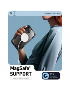 Supcase IBLSN ARES MAG MAGSAFE IPHONE 15 SVART
