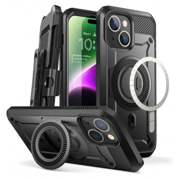 Supcase UB PRO MAG MAGSAFE IPHONE 15 SVART