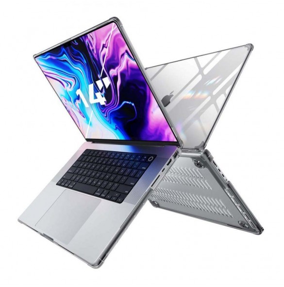 Supcase UNICORN BEETLE CLEAR MACBOOK PRO 14 2021-2022 SVART
