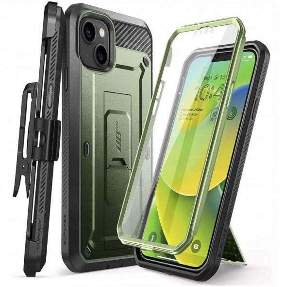 Supcase Unicorn Beetle Pro fodral till iPhone 14 Plus grön