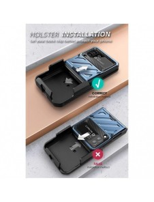 Supcase Unicorn Beetle Pro fodral till Samsung Galaxy Z Flip 4 blå