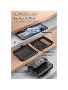 Supcase Unicorn Beetle Pro fodral till Samsung Galaxy Z Flip 4 blå