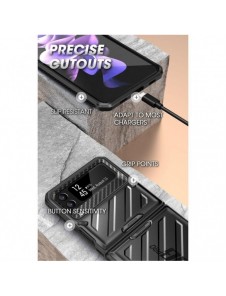Supcase UNICORN BEETLE PRO GALAXY MED FLIP 4 SVART