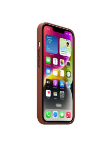 MPP73ZM/A Apple Leather Magsafe Skal till iPhone 14 Umber