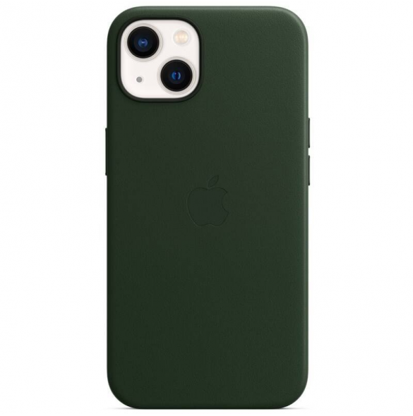 MM0J3ZM/A Apple Leather Magsafe Skal för iPhone 13 mini Sequoia Green
