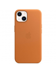 MM0D3ZM/A Apple Leather Magsafe Skal för iPhone 13 mini Gyllene Brun