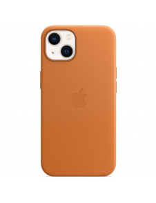 MM0D3ZM/A Apple Leather Magsafe Skal för iPhone 13 mini Gyllene Brun