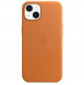 MM0D3ZM/A Apple Leather Magsafe Skal för iPhone 13 mini Gyllene Brun