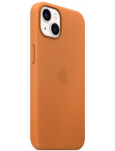 MM0D3ZM/A Apple Leather Magsafe Skal för iPhone 13 mini Gyllene Brun