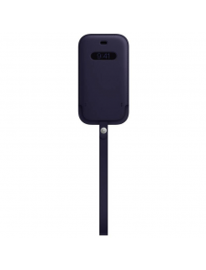 MK0A3ZM/A Apple Leather Sleeve MagSafe Cover för iPhone 12/12 Pro Deep Violet