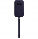 MK0A3ZM/A Apple Leather Sleeve MagSafe Cover för iPhone 12/12 Pro Deep Violet